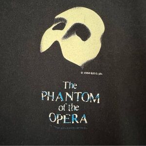 Vintage 1986 The Phantom Of The Opera Theater Broadway T-Shirt Medium Original